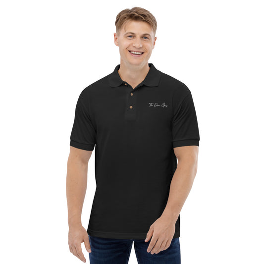 Embroidered Polo Shirt - White logo