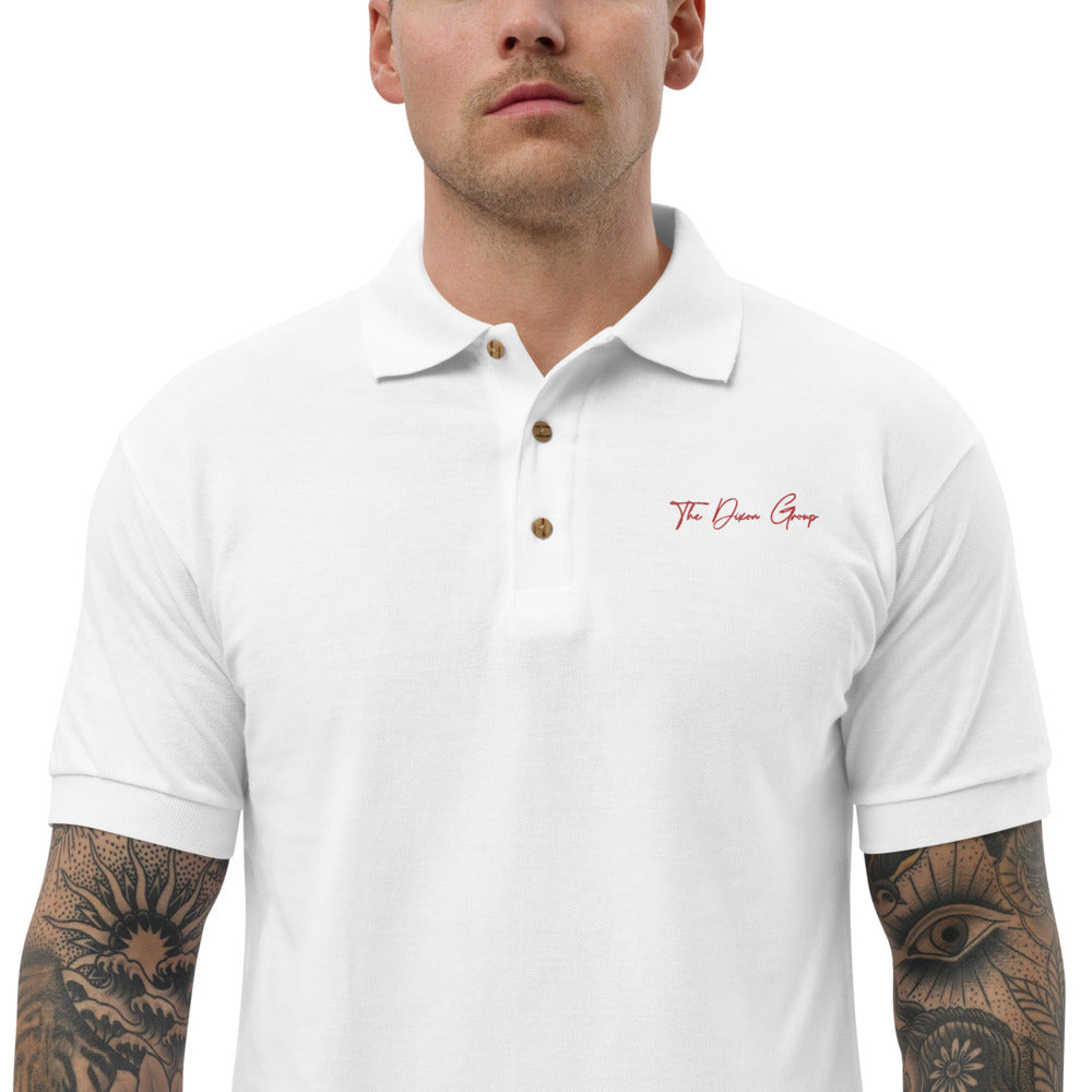 Embroidered Polo Shirt - Red logo