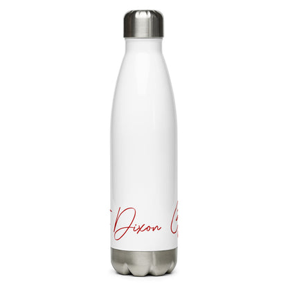 Stainless Steel Water Bottle - Red logo